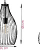 lampy wiszące Nowoczesna druciana lampa w kolor miedziany 2