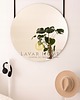 lustra stojące i wiszące LUSTRO OKRĄGŁE OWAL 60CM ŚCIENNE METALOWA RAMA LOFT SALON POKÓJ ŁAZIENKA 3