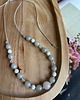 chokery Naszyjnik choker kwarc, agat, hematyt 1