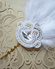 Ślubne ozdoby do włosów Vivienne- ozdobna wsuwka do włosów soutache 4
