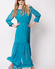 sukienki maxi damskie Turkusowa sukienka STELLA 2