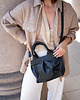 torby na ramię Skórzana torebka - czarna - Fluffy Bag 8