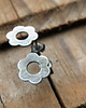 kolczyki wire wrapping Kwiatuszki  - sztyfty 2