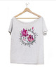 t-shirt damskie You are enough Oversize Szary 2