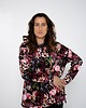 bluza z kapturem damska Bluza oversize RETRO KWIATY 1