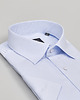 koszule męskie Koszula na krótki rękaw canosa 00609 błękit classic fit 2