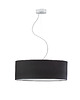lampy wiszące Nowoczesna lampa wisząca do salonu HAJFA VELUR z abażurem o średnicy 50 cm 3