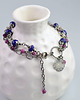 bransoletki z kamieni naturalnych Lapis lazuli z rubiny w srebrze - bransoletka 2