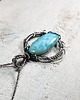 srebrne naszyjniki Larimar s195 4