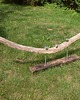 świeczniki i świece Świecznik drewniany, stara deska loft japandi /16/ rękodzieło handmade 2