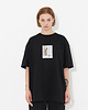 t-shirt damskie Długi t-shirt oversize z nadrukiem - bawełna organiczna 2