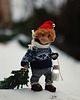 figurki i rzeźby Leśny Ludek z latarenką- Waldorf toys 1