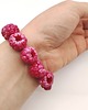 komplet biżuterii Bransoletka maliny handmade z kolczykami 5