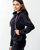bluza z kapturem damska Bluza z kapturem  damska "EMI" czarna 1