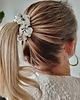 gumki do włosów Gumka jedwabna, scrunchie, frotka lawendowe pole MINI 3