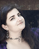 kolczyki - inne Chain mail y2k goth *Hexed Heart* kolczyki stal nierdzewna 3