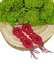kolczyki soutache Czerwone kolczyki sutasz - kolekcja Glamour 5
