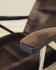 fotele Fotel welurowy brązowy, duński design, lata 70, produkcja: Dania 8