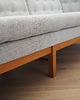 sofy i szezlongi Sofa dębowa, duński design, lata 70, produkcja: Erik J 7