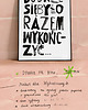 plakaty Plakat DOBRZE na nowy początek miłość grafika czarno biały tekst dla pary 2