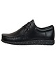 półbuty damskie Full-Grain Black Moccasin 1