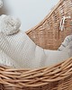 zabawki - inne Wiklinowy wózek dla lalek PCHACZ naturalny z pościelą 5