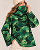 bluza bez kaptura damska Bluza z wysokim kominem BOTANICZNA ZIELEŃ 1