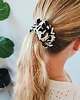 gumki do włosów Scrunchie do włosów, gumka do włosów z wiskozy Panterkowy pop MIDI 2