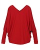 bluzki kimonowe damskie Bluzka czerwona YY500026_RAL3020 4