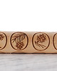 wałki do ciasta PINE CONE BISCUITS - grawerowany wałek do ciasta - szyszki 2