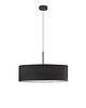 lampy wiszące Welurowy żyrandol do salonu z cylindrycznym kloszem 60 cm SINTRA VELUR 3