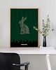 plakaty Matrix / Follow the White Rabbit - plakat fine art 3