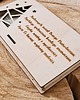 kartki scrapbooking Pudełko świąteczne Koperta drewniana na pieniądze Kartka grawerowana 3