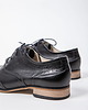 półbuty damskie Skórzane półbuty jazzówki Zapato model 246 czarny lico 4