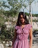 sukienki maxi damskie Jedwabna długa różowa sukienka z marszczeniem, PINK LIDIA 4