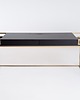 biurka Designerskie nowoczesne biurko K16 BLACK czarne złote  - 140 cm 2