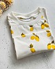 t-shirt damskie T- shirt Damski oversize -cytryny na ecru 3