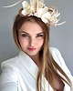 fascynatory Fascynator ślubny YARAH BOHO BEŻ /oraz inne kolory 6