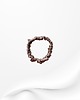gumki do włosów Jedwabna scrunchie gumka frotka wąska micro taupe 1