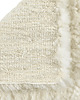dywany Dywan tkany naturalny owcza skóra handmade ecru biały zero waste długi włos 3