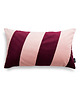poduszki gładkie Stripes bordowo różowa poduszka  50x30 2