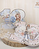 kartki scrapbooking Kartka urodzinowa  na 18 urodziny, kartka cyferka ""Blue Hope" GOTOWA 3