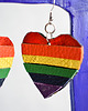 kolczyki - inne Kolczyki tęczowa flaga LGBT 1