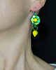 kolczyki soutache Cytrusowe  letnie kolczyki soutache 2