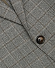 marynarki męskie Marynarka szara w kratę do zestawu caronia slim fit 1