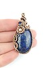 wisiory Wisiorek wire wrapping z lapis lazuli 2