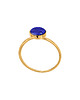 pierścionki złote Pierścionek/DROPS/złocony/lapis lazuli 2