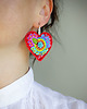kolczyki soutache Kolekcja Frida - kolczyki kolorowe serca 2