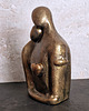 figurki i rzeźby Prezent ślubny Rzeźba z gipsu Jesteś Moim Skarbem złota wys. 12,6 cm 1