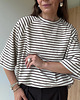 t-shirt damskie T-shirt Chillout choclate stripes bawełna 4